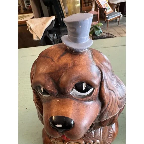 cocker spaniel antique dog cookie jar